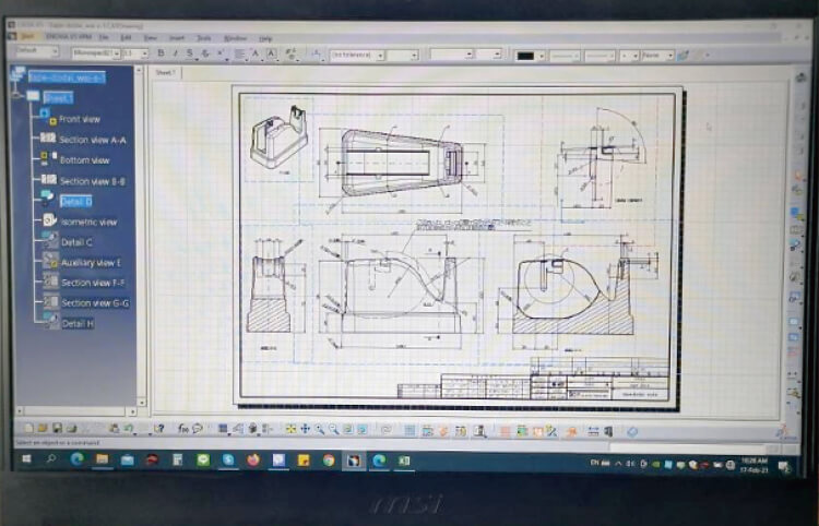 CATIAを使用しての3DCAD基礎学習のイメージ